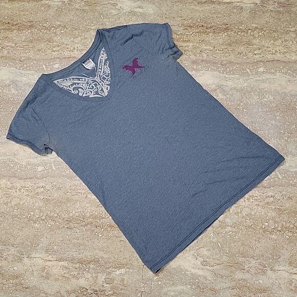 THE NORTH FACE WOMENS BUTTERFLY TEE SIZE MEDIUM - Picture 1 of 6